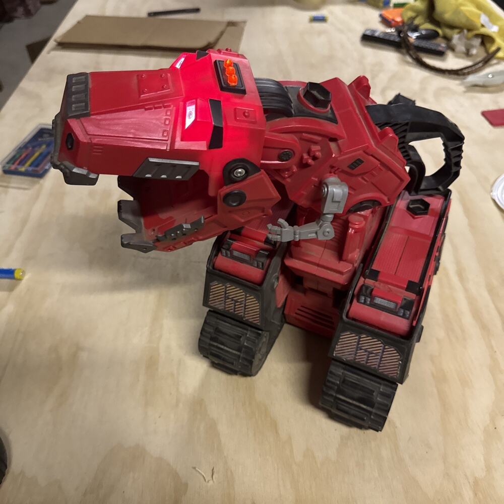 Dinotrux Huge Mega Chompin Ty Rux Lights Sounds Toy 23"x13" TESTED WORKS